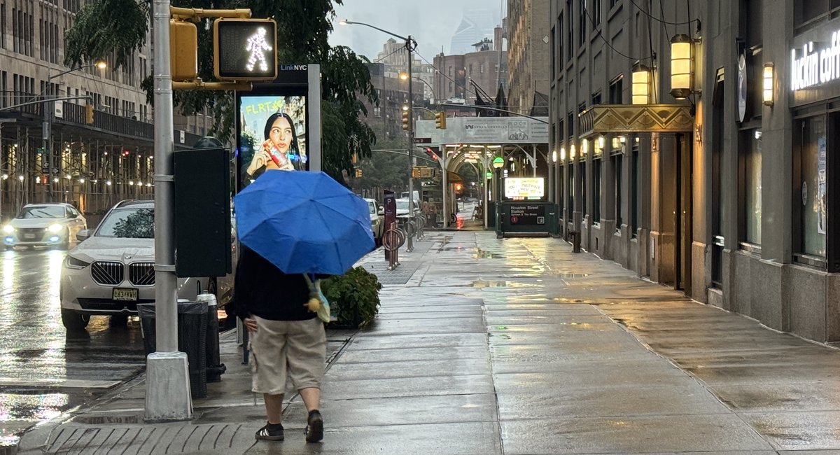 Showers are soaking the NYC region. They aren't expected to stick around.