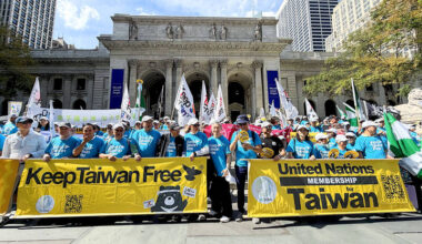 March in New York urges Taiwan’s inclusion in UN