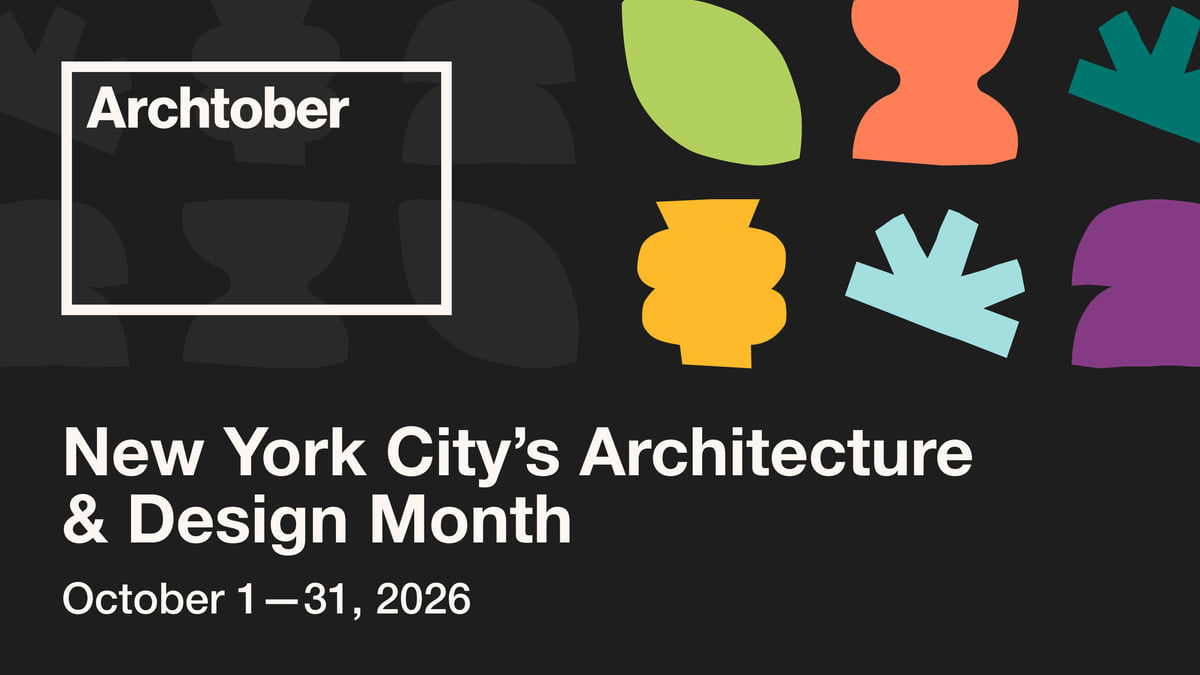 Archtober, New York City's architecture and design festival, launches 16th edition with newsstand collaboration