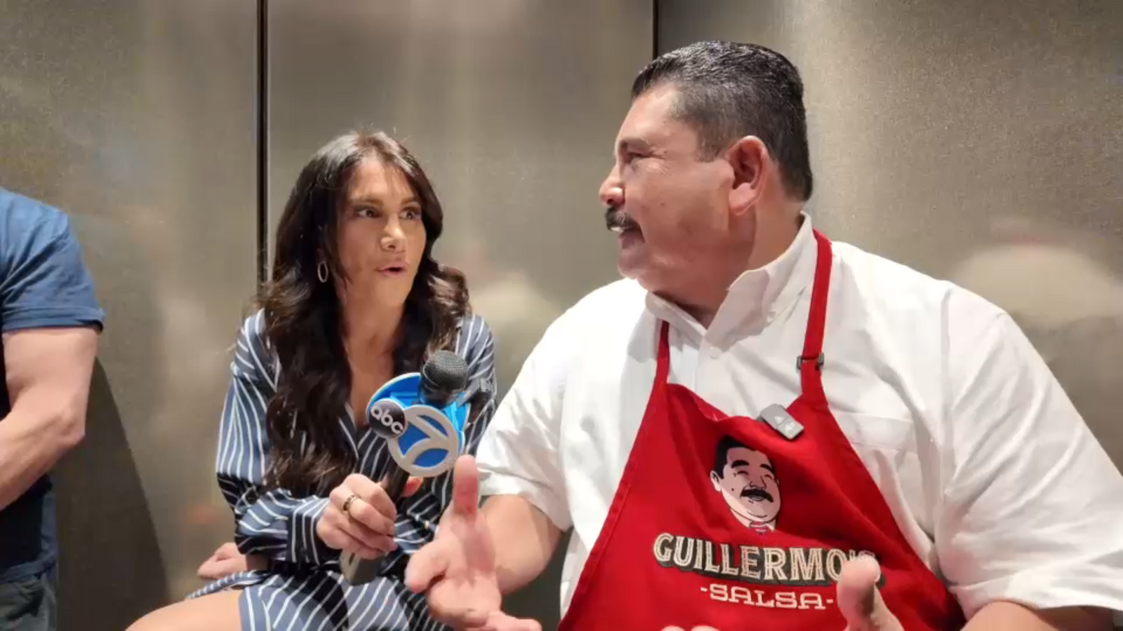Jimmy Kimmel favorite Guillermo joins Joelle Garguilo for salsa surprise at ABC News Headquarters in NYC
