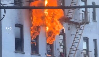 Bronx apartment building fire: At least 6 people injured in high-rise blaze in Crotona Park East