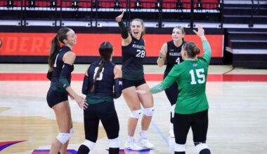 Alverson Takes Home First Career Win; Women's Volleyball Prevails Over CCSU In Five Sets