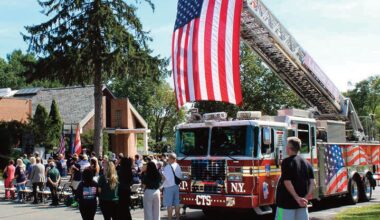 It was a day of remembrance at St. Michael’s Cemetery as they once again hosted its cherished “Remember Me Run and Walk,” hon­oring the nearly 3,000 lives lost on September 11, 2001 and the many first responders and recovery workers who later succumbed to illnesses linked to their service at Ground Zero. Over the years, St. Michael’s Cemetery has hosted annual September 11 remem­brance events, bringing together families, first responders, and community members. In addition, St. Michael’s has erected monu­ments honoring the NYPD, PAPD, all 343 Firefighters lost that day, and a First Responders monument. Today’s event serves as a powerful reminder that the lives lost on September 11—and the heroes who answered the call in its aftermath—will always be re­membered.