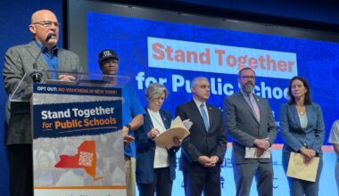 Teachers unions urge NY Gov. Hochul to reconsider joining 'school choice' program