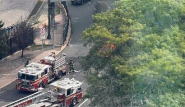 Tribeca Citizen | Seen & Heard: Car fire at the Holland Tunnel