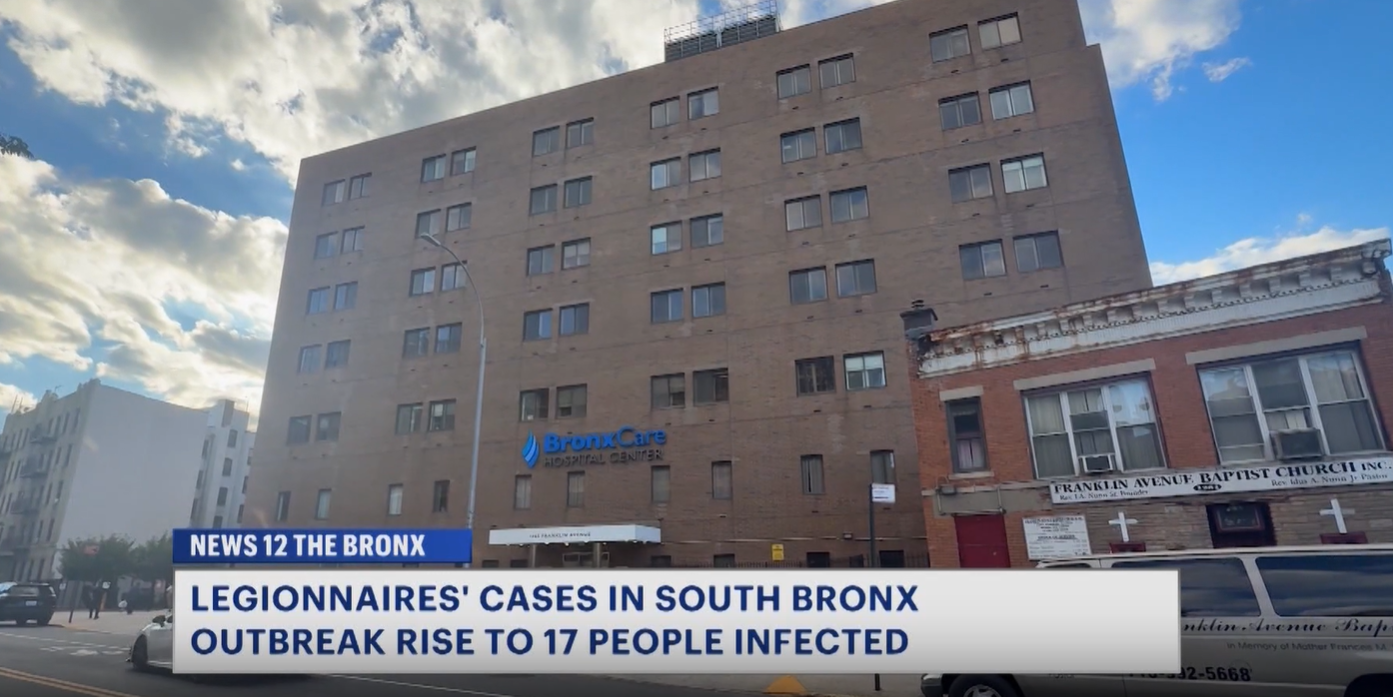 News 12 | Bronx | Bronxcare Among Two Buildings In South Bronx Legionnaires Investigation