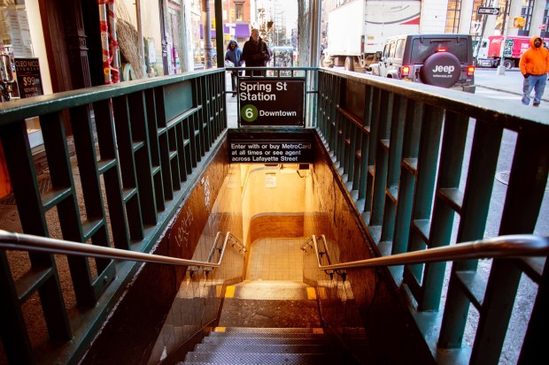 The Spring Street subway station in Manhattan. (Shutterstock)