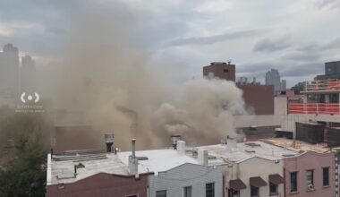 News 12 | Brooklyn | 4 Alarm Blaze Rips Through Williamsburg Restaurant Leads To Partial Collapse