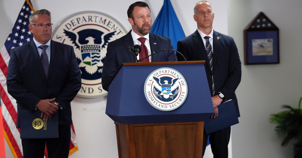 Markwayne Mullin Lost His Pick to Lead ICE, as He Struggles to Prove His Toughness on Immigration