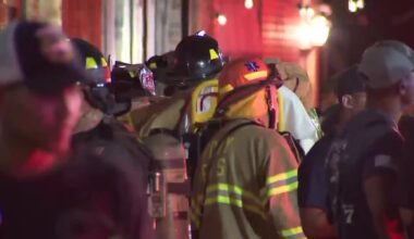 6 firefighters hurt battling restaurant fire
