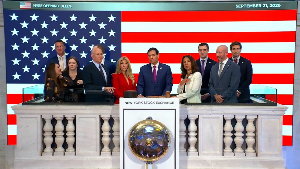 DVIDS - Video - Secretary of State Marco Rubio visits the New York Stock Exchange and rings the opening bell
