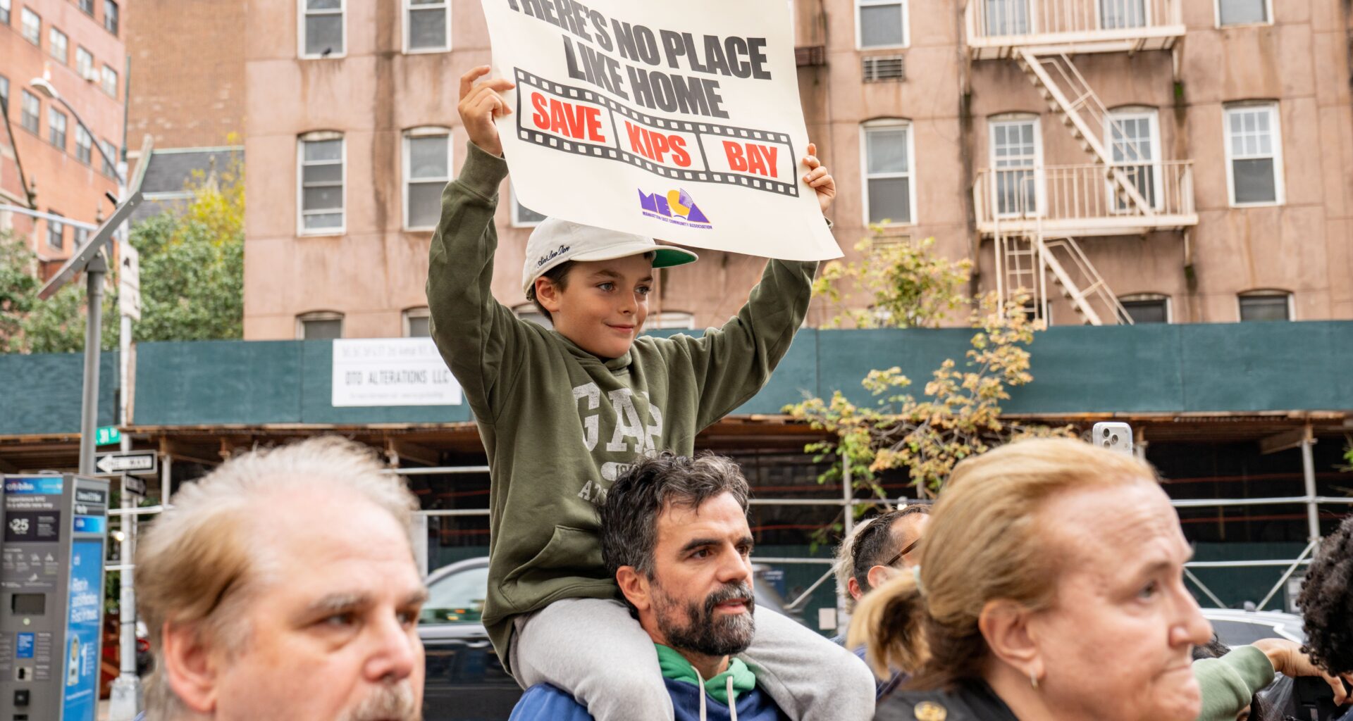 Protestors rally around AMC Kips Bay movie theater