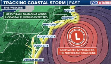 NYC, NJ weather timeline: Here's when to expect impacts from developing nor'easter