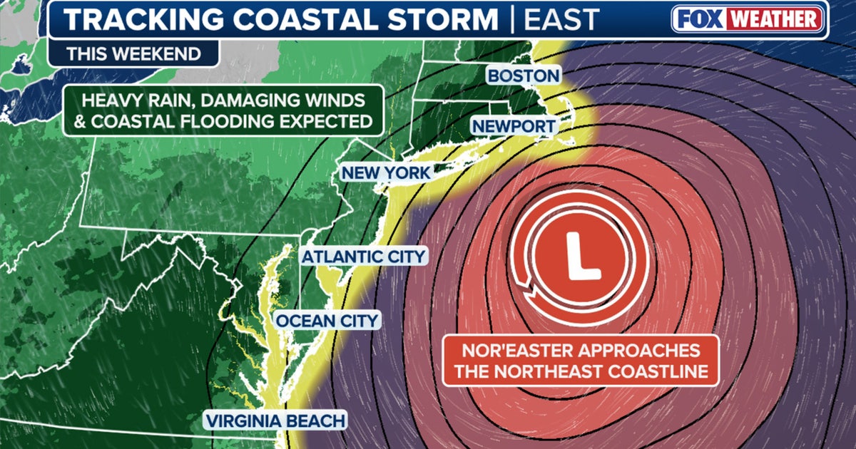 NYC, NJ weather timeline: Here's when to expect impacts from developing nor'easter