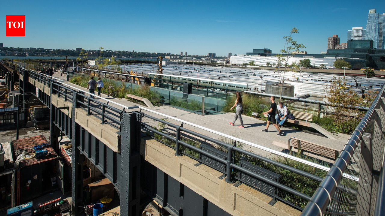 New York’s High Line once carried freight trains above Manhattan; now the abandoned railway is one of the city’s most visited parks