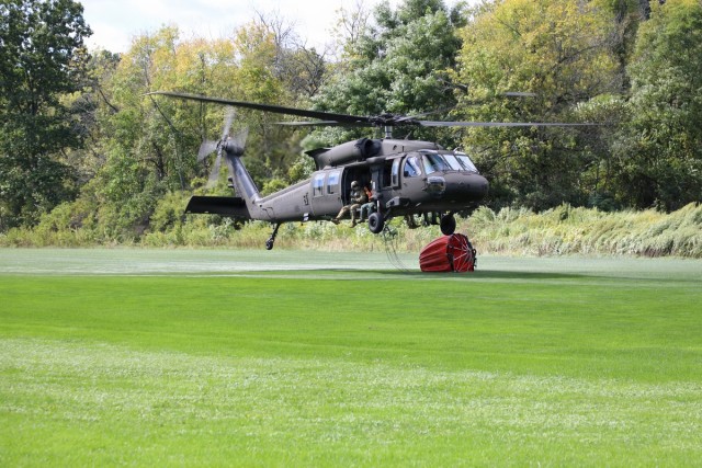 NY Army Guard aviators team up with Forest Rangers for aerial firefighting drills