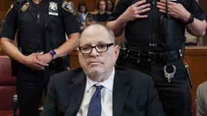 NEW YORK, NEW YORK - MAY 15: Former Hollywood film producer Harvey Weinstein appears in Manhattan criminal court for the retrial of his rape case on May 15, 2026, in New York City. Weinstein, the disgraced former Hollywood producer, will be tried for a third time by New York prosecutors in the sexual assault case of Jessica Mann. (Photo by Timothy A. Clary-Pool/Getty Images)