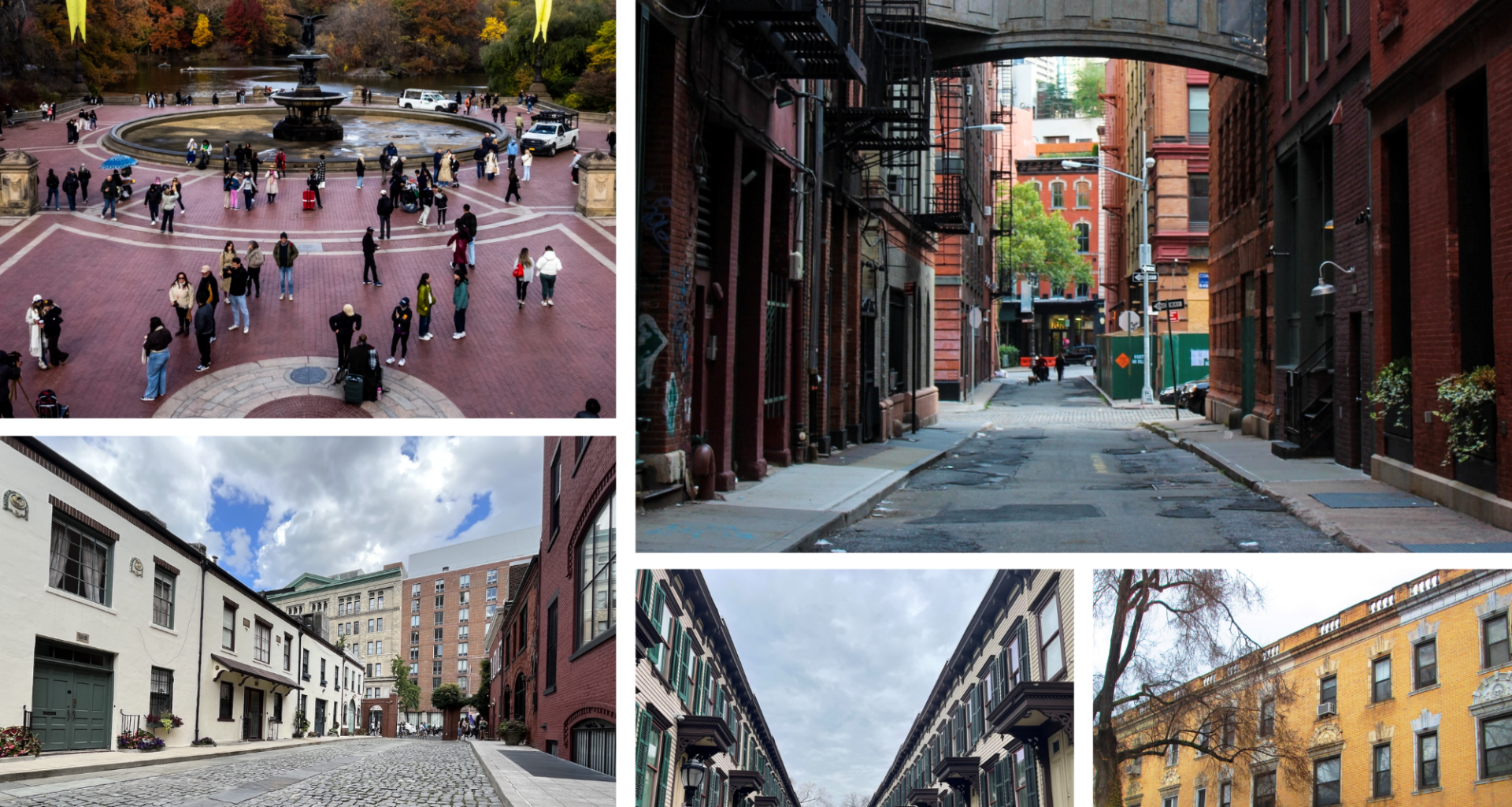 10 NYC streets and parks that take you back in time