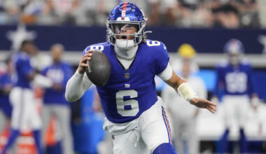 News 12 | Brooklyn | Giants Qb Jaxson Dart Is Done For The Regular Season With A Knee Injury Coach John Harbaugh Says