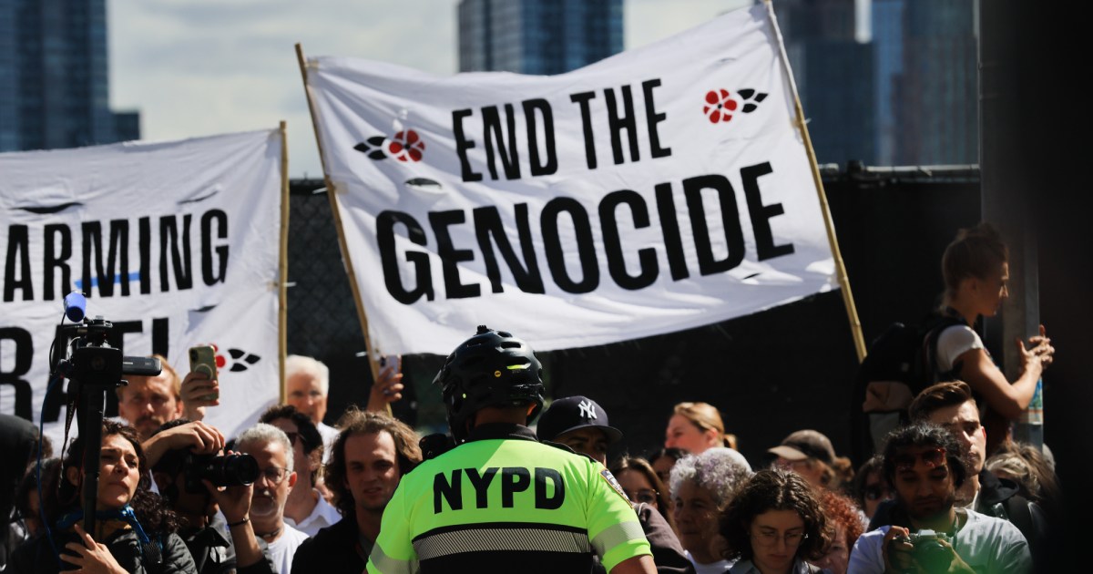 New Yorkers Lined the Streets Against Benjamin Netanyahu’s Visit – Mother Jones