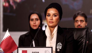 Sheikha Moza skips the UN's Royal Week in New York as her husband's death leaves her future in Qatar uncertain