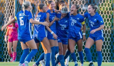 Eagles dominate ASUN opener vs. Queens