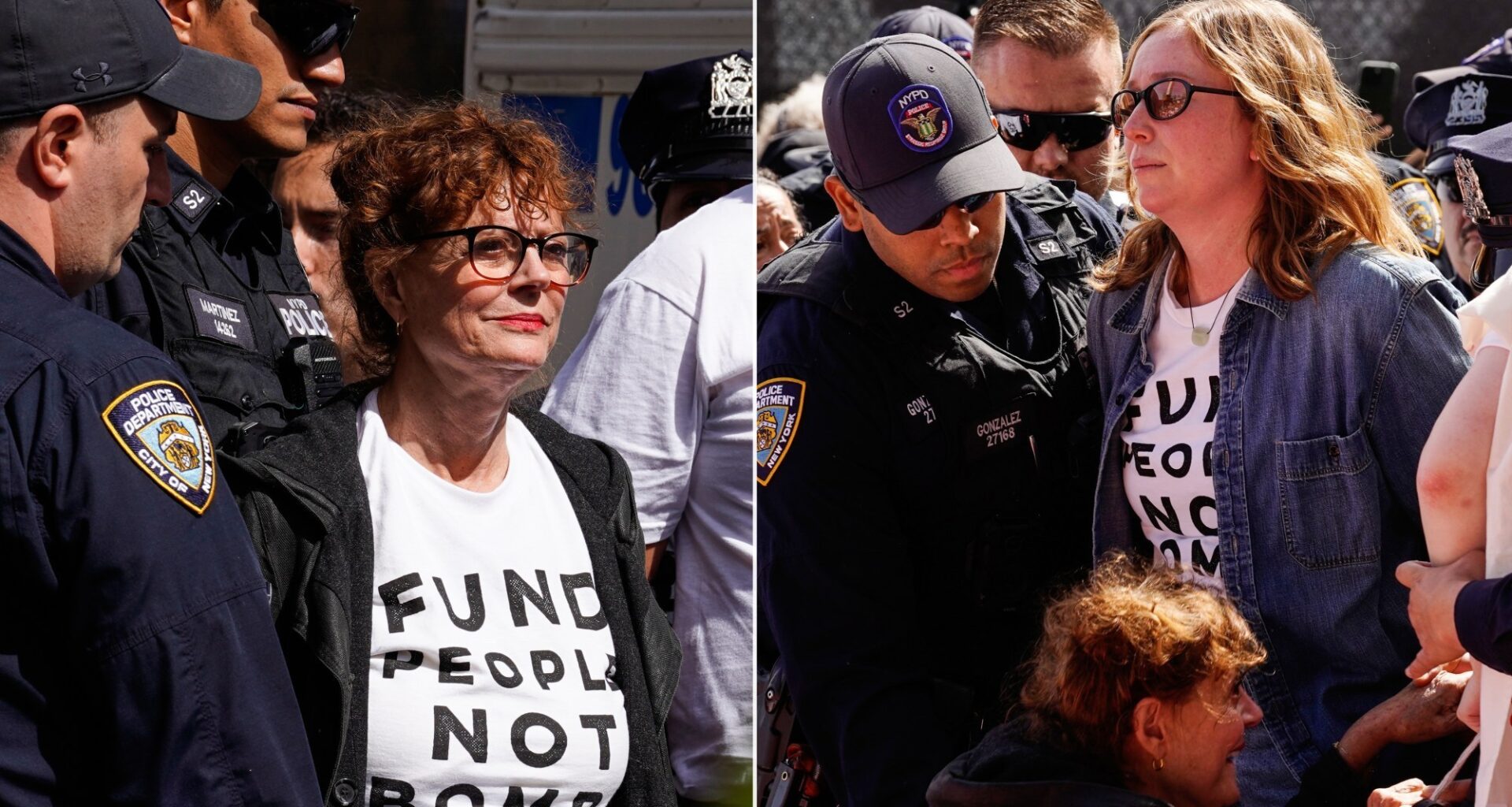 Susan Sarandon, Hannah Einbinder among anti-Netanyahu protesters detained – Marin Independent Journal