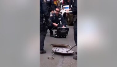 Two men arrested after emerging from Manhattan sewer near Netanyahu hotel