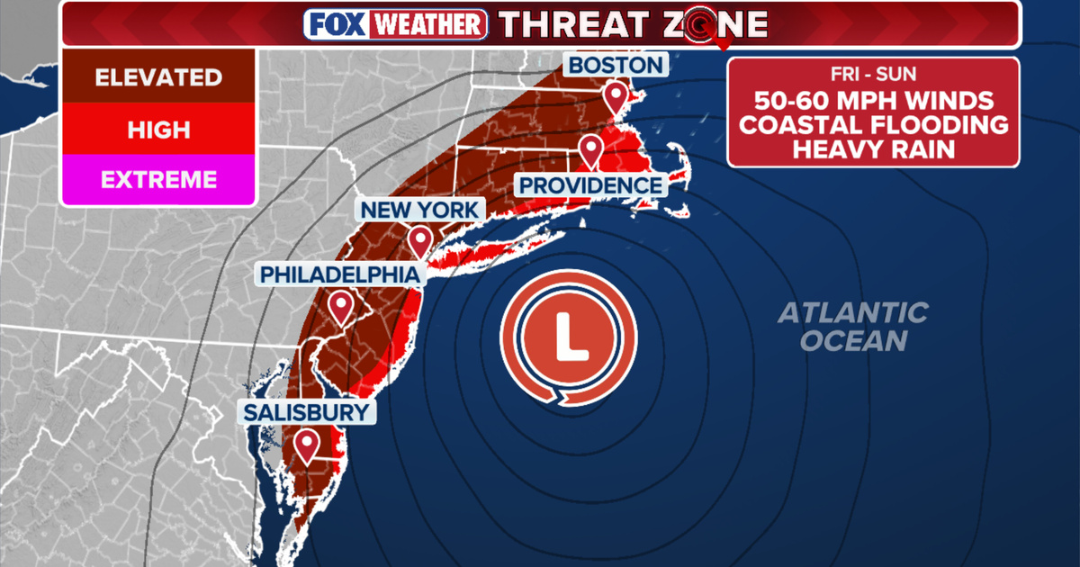 NYC, NJ nor'easter timeline: Here's when high winds, heavy rain, coastal flooding are expected