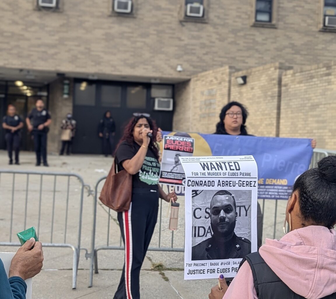 Brooklyn community continues monthly protests at the 71st Precinct despite NYPD harassment — Fight Back! News