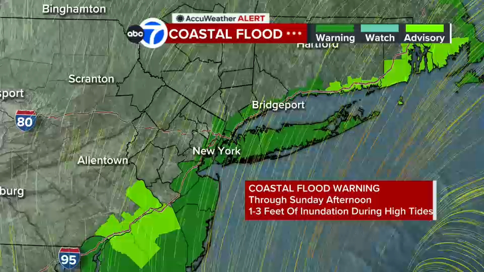 noreaster nyc coastal flood warning