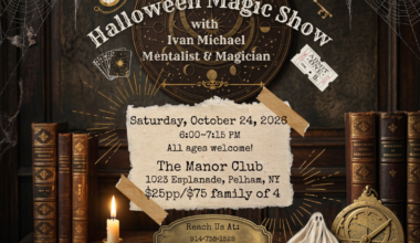 The Manor Club to host Ivan Michael, mentalist and magician, for Halloween magic show October 24