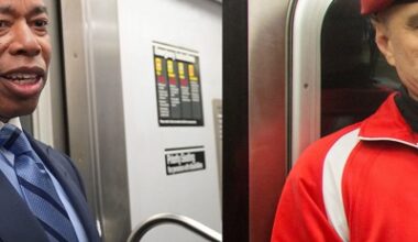 Curtis Sliwa, on Eric Adams, on the train