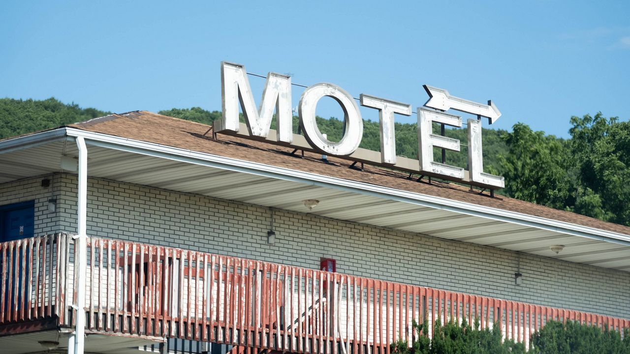 Exterior of the Parkway Inn.