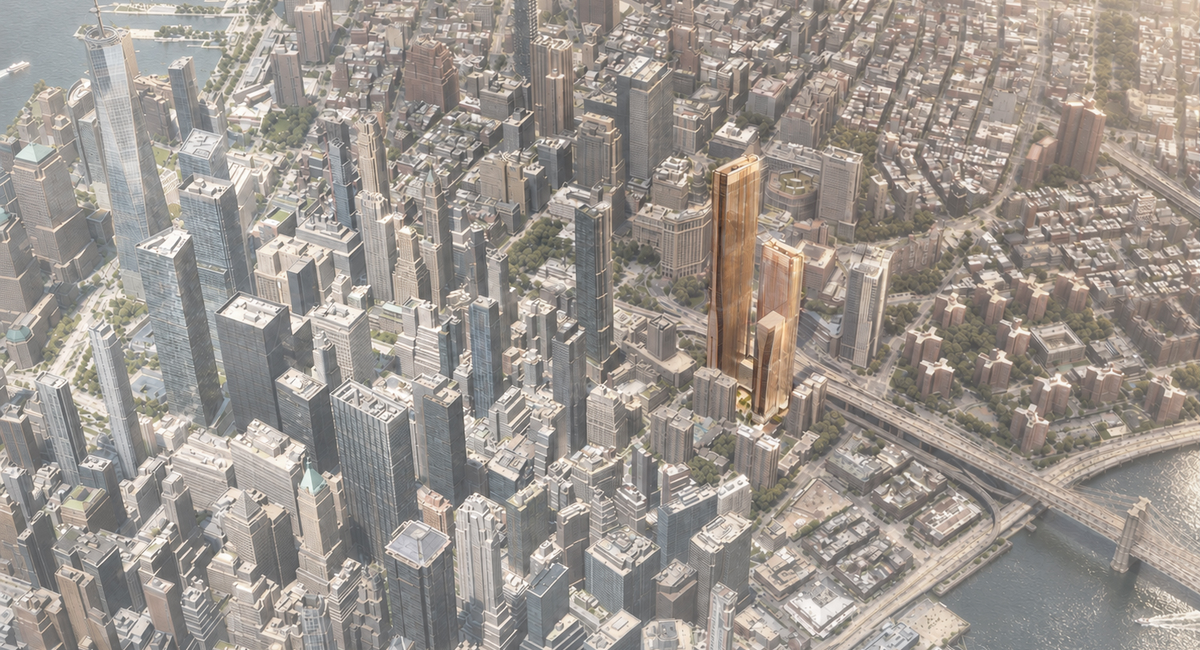 Plans are looking up for sky-high apartment project by Brooklyn Bridge