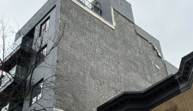 Brooklyn residents displaced after facade falls off neighboring building amid nor'easter