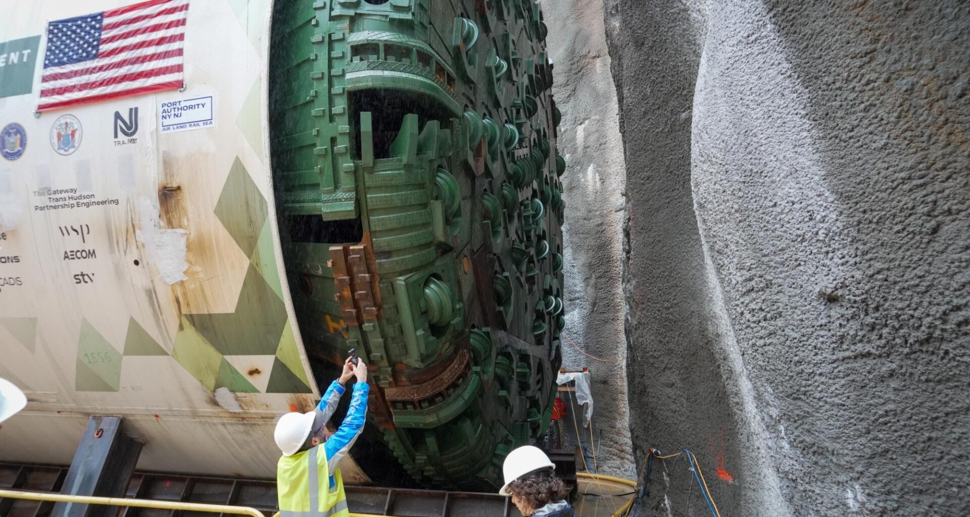 Powerful drill roars to life to dig Hudson River tunnel connecting New York and New Jersey