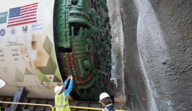 Powerful drill roars to life to dig Hudson River tunnel connecting New York and New Jersey