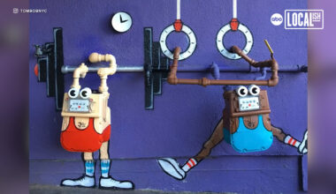 Street artist Tom Bob turns everyday objects into ephemeral displays of whimsy