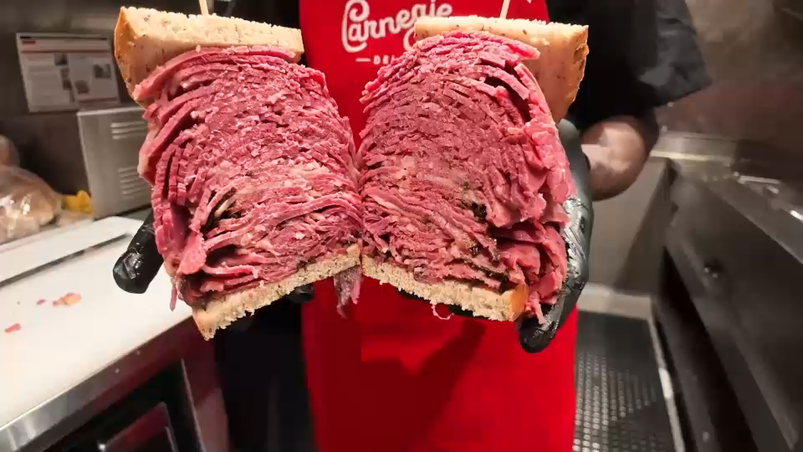 Carnegie Deli reopens in Midtown Tuesday after closing for 10 years