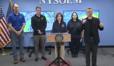 NY Gov. Hochul warns New Yorkers to stay home as storm threatens flooding, power outages