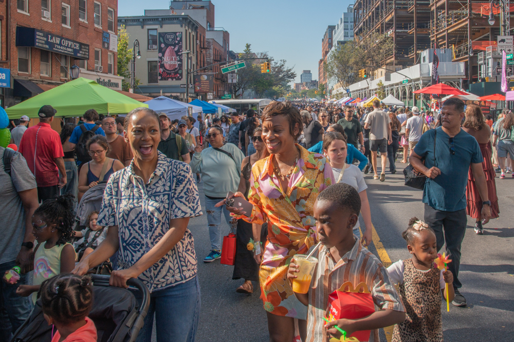 Crowds stretched as far as the eye could see at the 50th Annual Atlantic Antic on Sunday, Oct. 5, 2025. Photo: Beth Eisgrau-Heller/Brooklyn Eagle