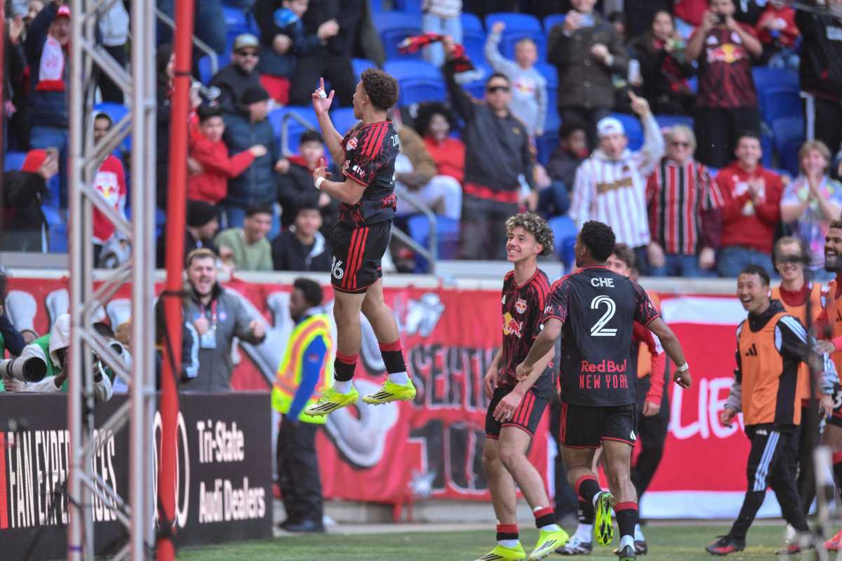 Julian Hall goal Red Bull New York New England home opener