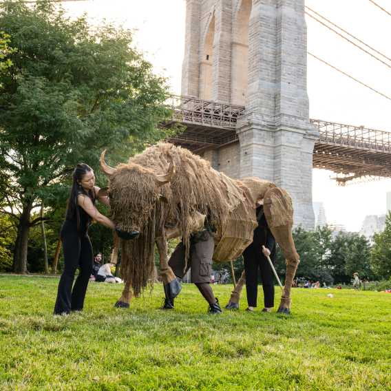 40 Giant Buffalo Puppets Are Coming to NYC