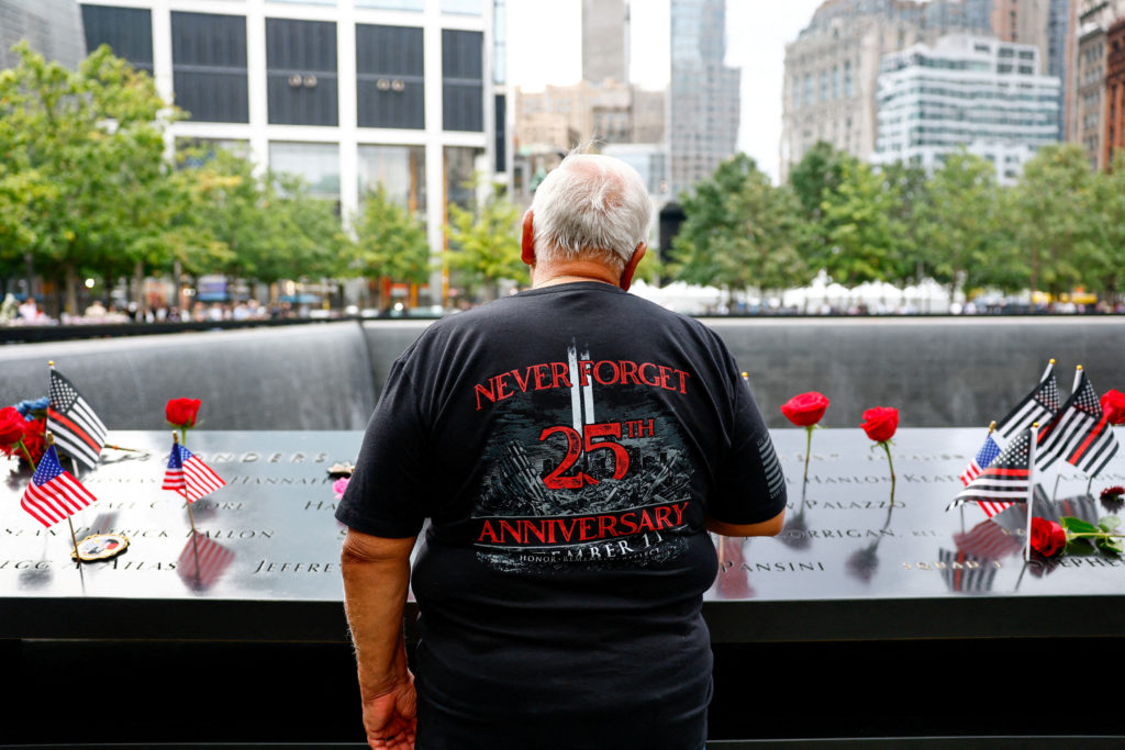 25th anniversary of September 11 attacks in New York