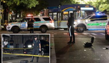 NYC pedestrian, 58, crushed by MTA bus as unsuspecting driver leaves scene: cops