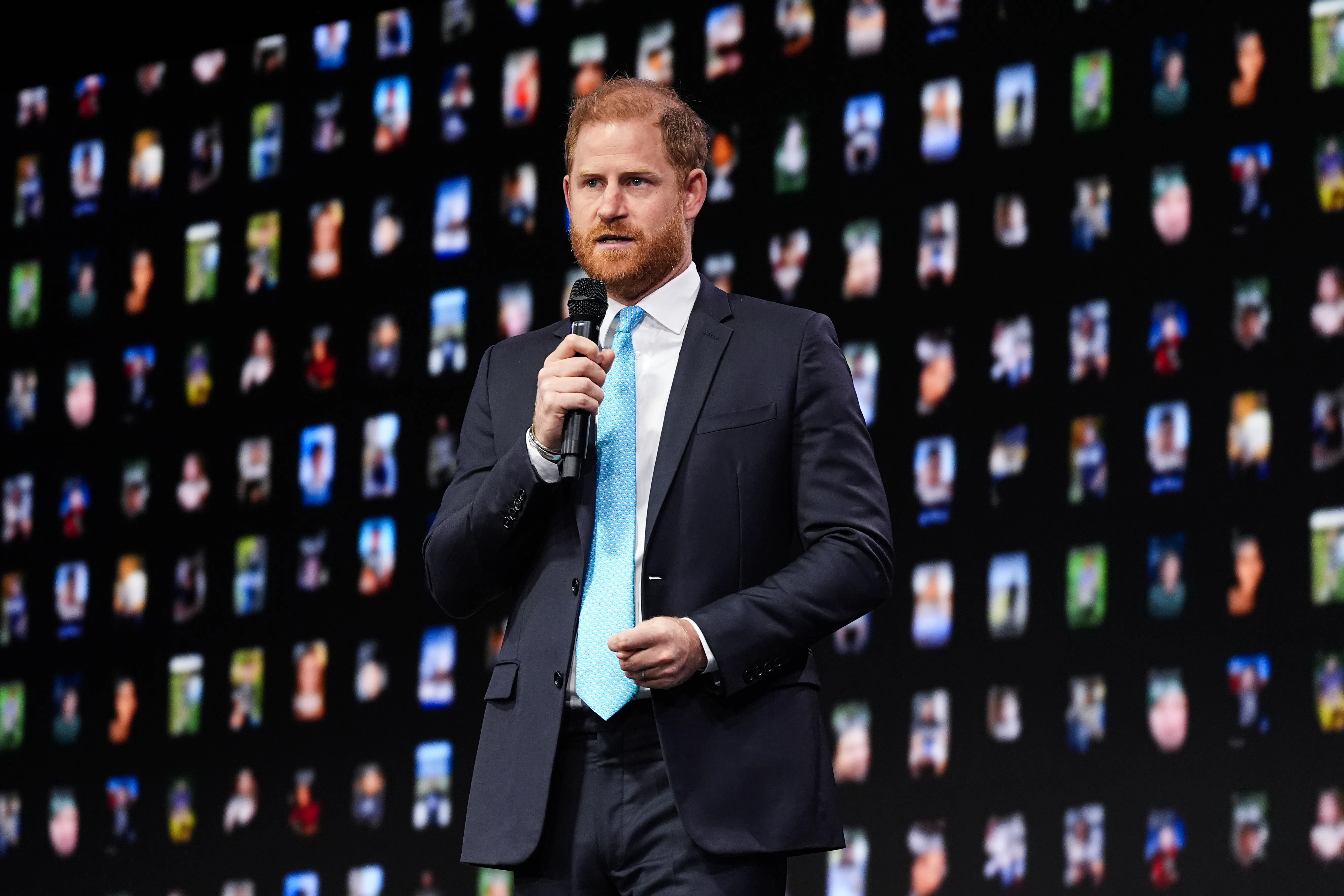 Prince Harry speaking at the 2026 Clinton Global Initiative Annual Meeting.