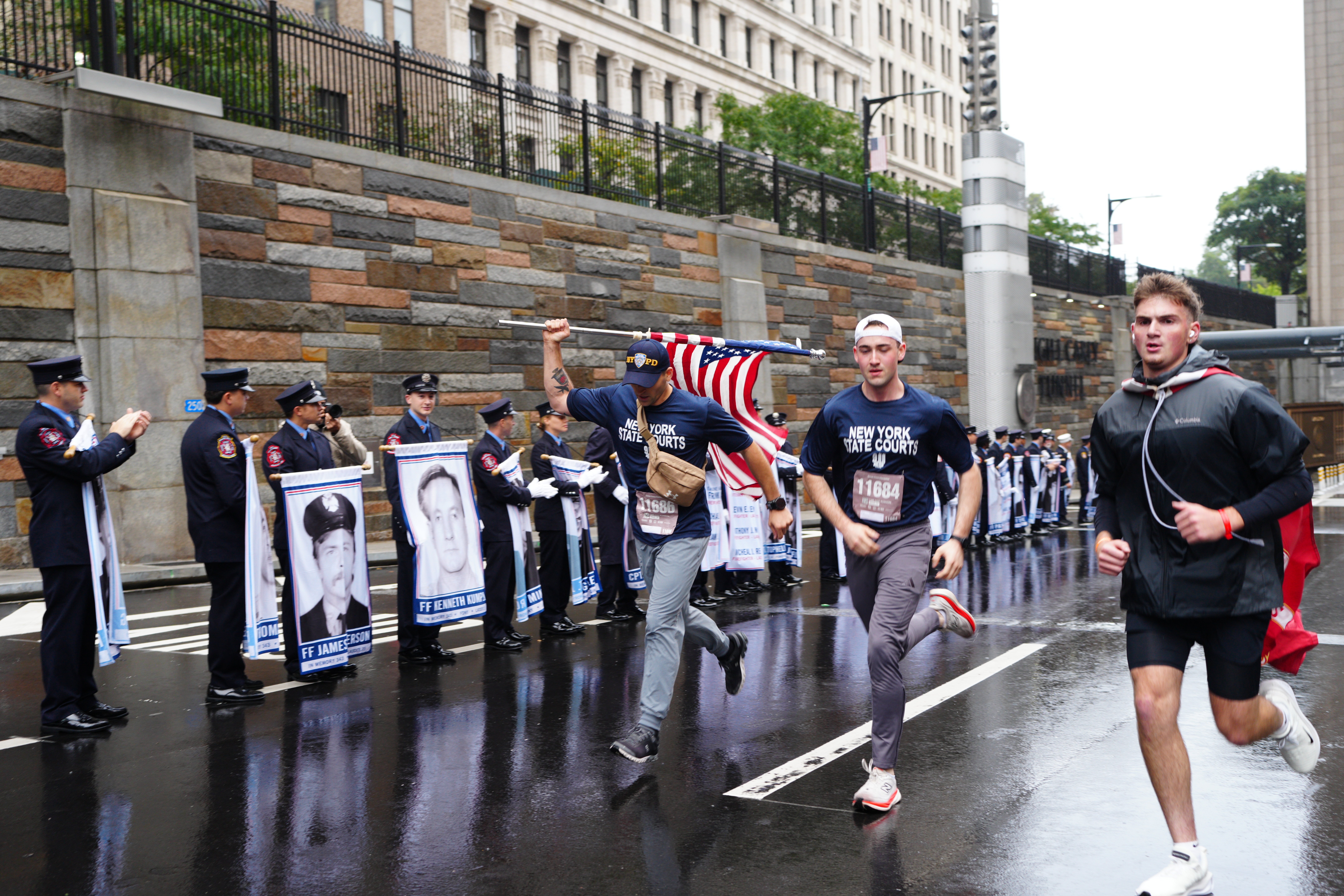 Runners participate in the 25th annual Tunnel to Towers NYC 5K Run & Walk.