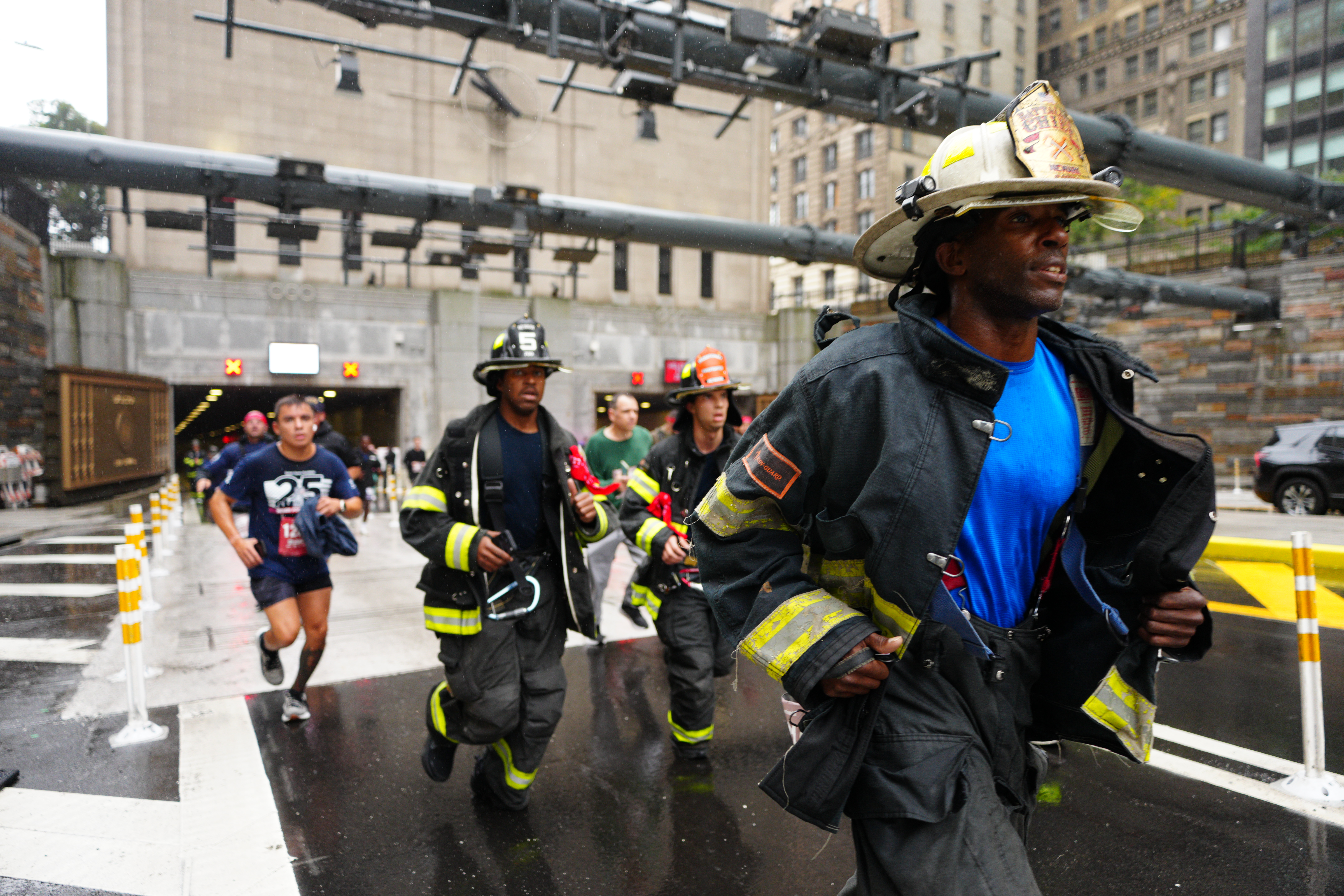 People participate in the 25th annual Tunnel to Towers NYC 5K Run & Walk.