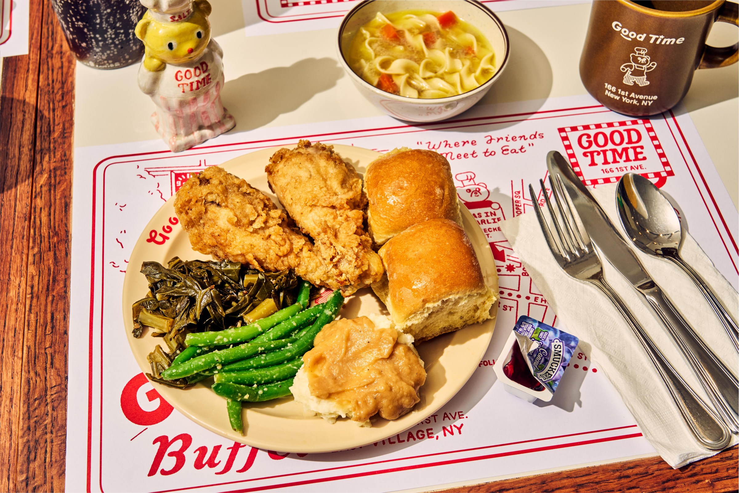 A single serving from Good Time Country Buffet.